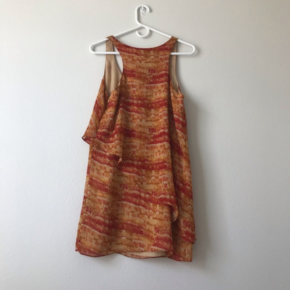 DRESS BUNDLE ✨ Orange Ruffle Tank Dress - Picture 2 of 2